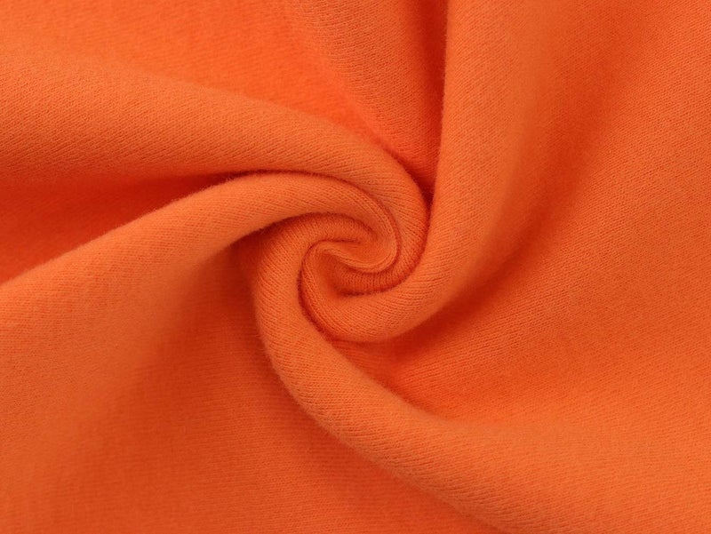 GLEAMING GRAIN Toddler Boys Girls Long Sleeve T-Shirts Unisex Kids Cotton Basic Round Neck Top Tee Orange 2T - Image 5